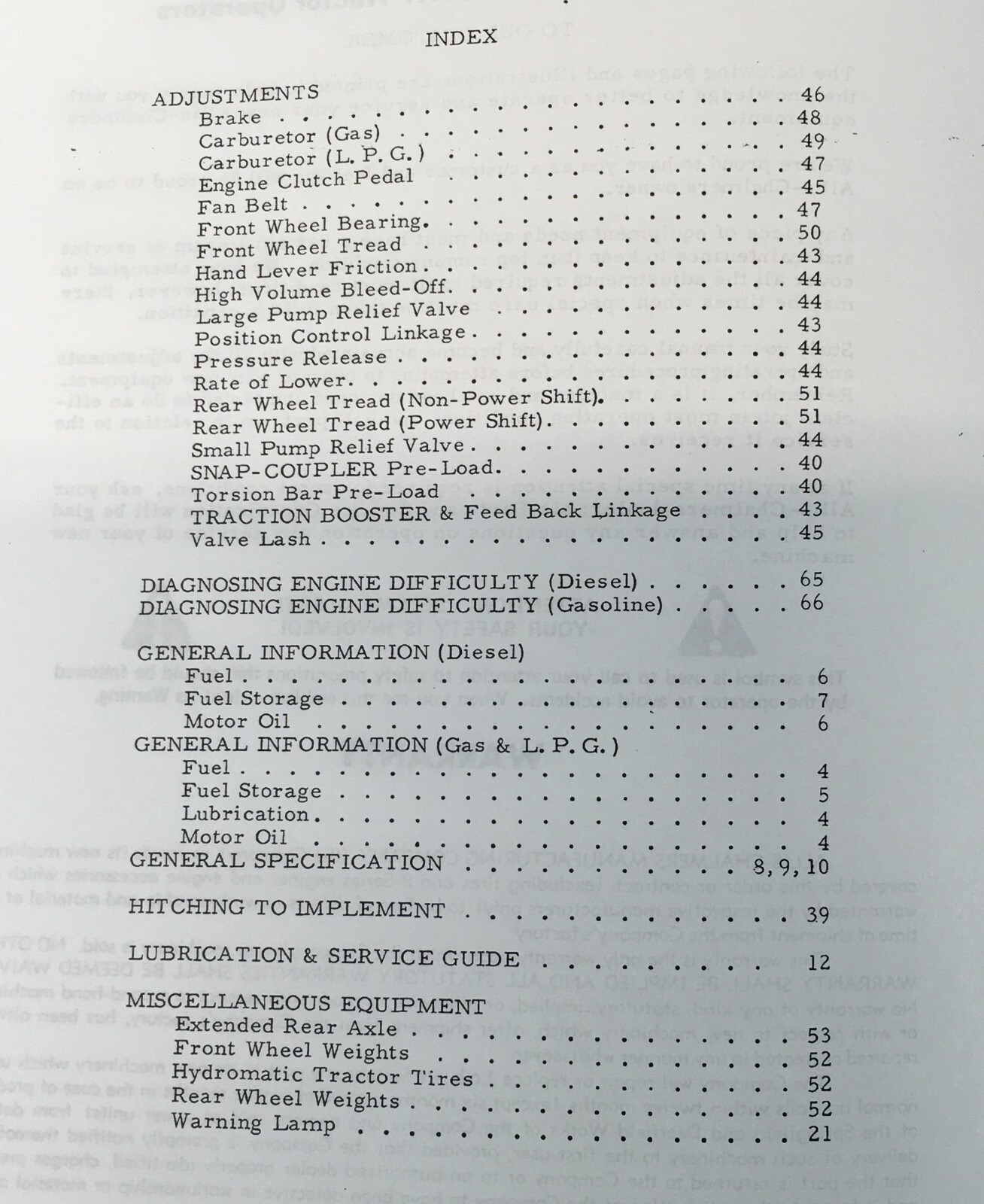 Allis Chalmers 190 190Xt Series Iii Tractor Service Parts Operators Manual Set - Image 6