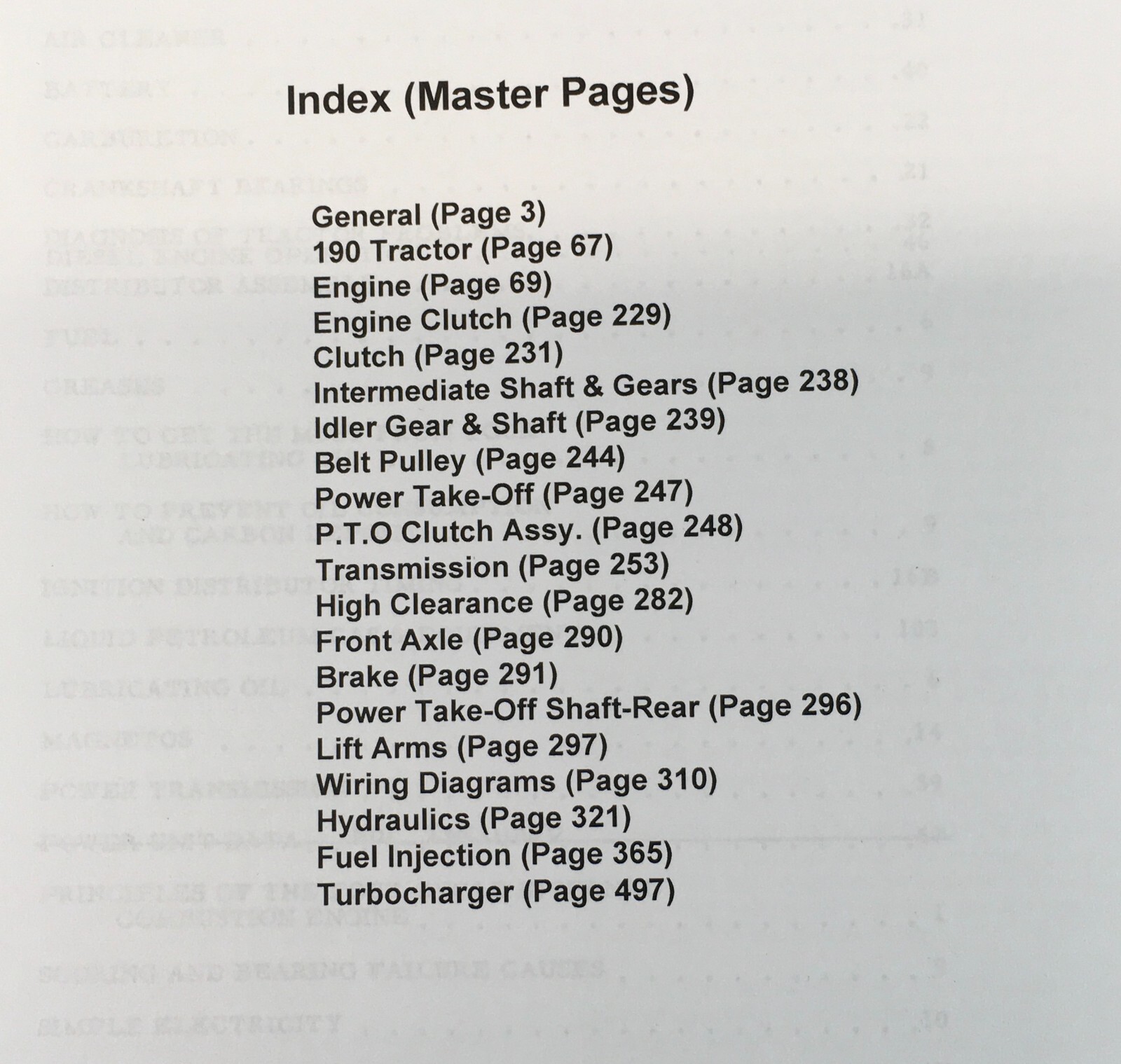 Allis Chalmers 190 190Xt Series Iii Tractor Service Parts Operators Manual Set - Image 8