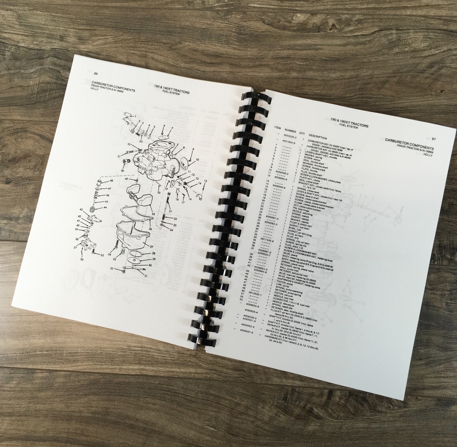 Allis Chalmers 190 190Xt Series Iii Tractor Service Parts Operators Manual Set - Image 12