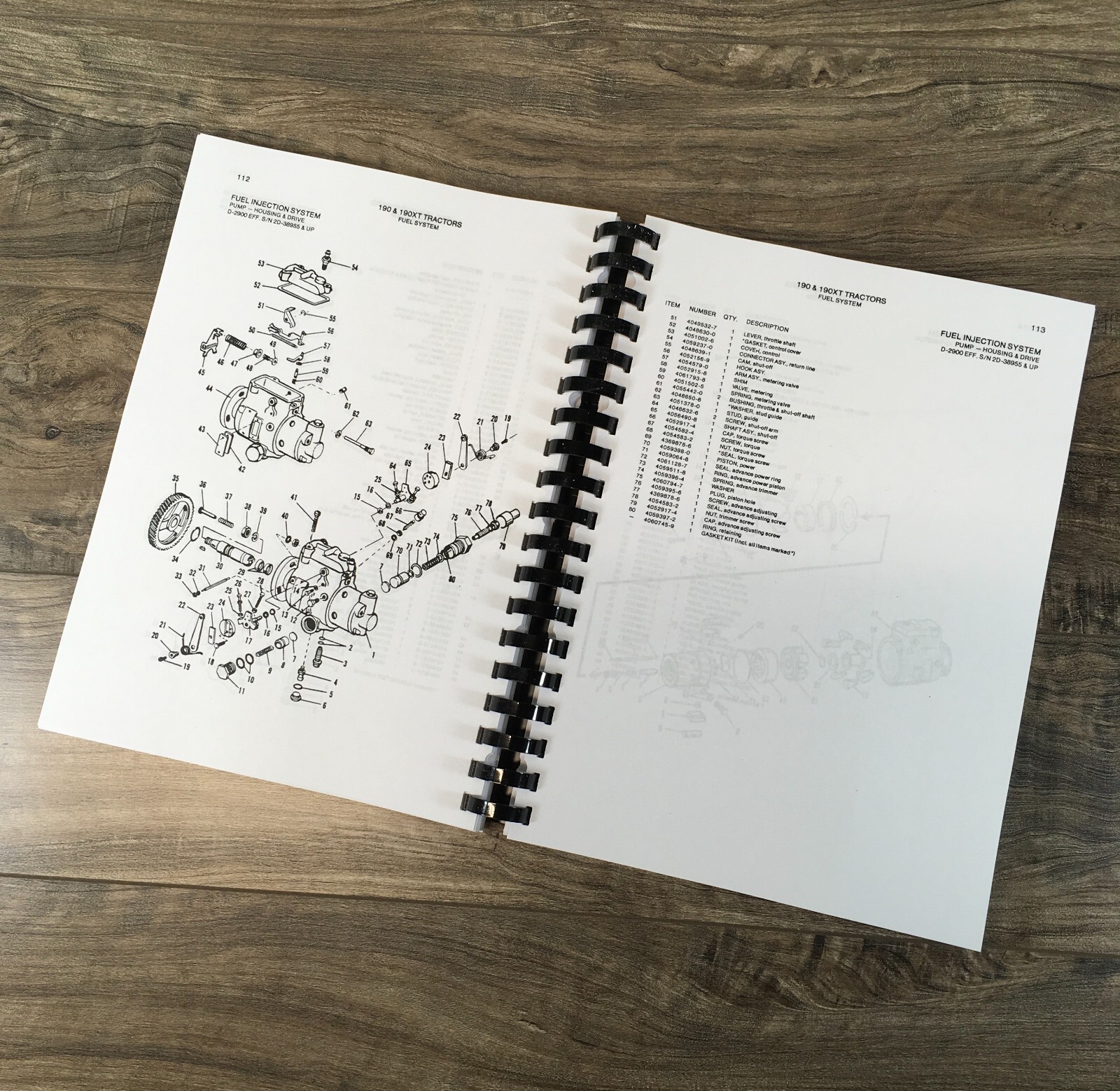 Allis Chalmers 190 190Xt Series Iii Tractor Service Parts Operators Manual Set - Image 13