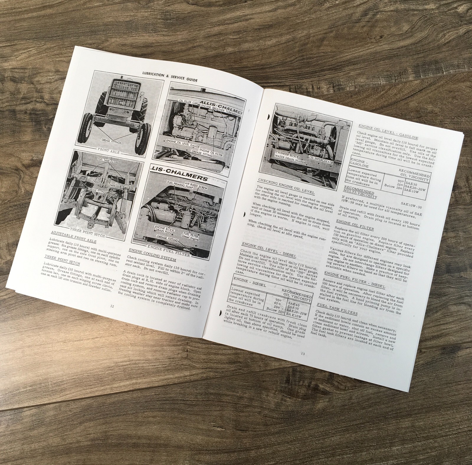 Allis Chalmers 190 190Xt Series Iii Tractor Service Parts Operators Manual Set - Image 17