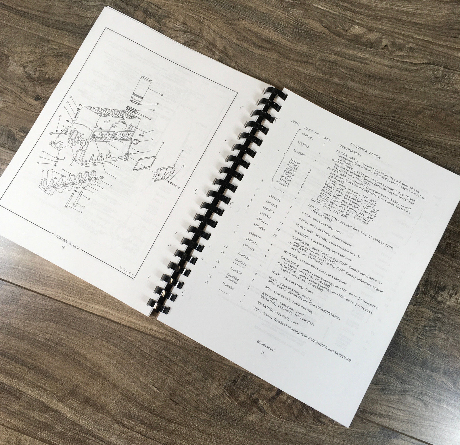 Allis Chalmers 260E Tractor Scraper Parts Manual Catalog Assembly Schematics - Image 5