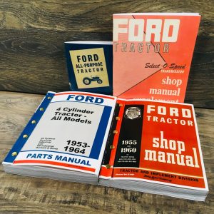 1962-65 Ford 2000 4000 Series Tractor Service Repair Operators Parts Manuals Gas