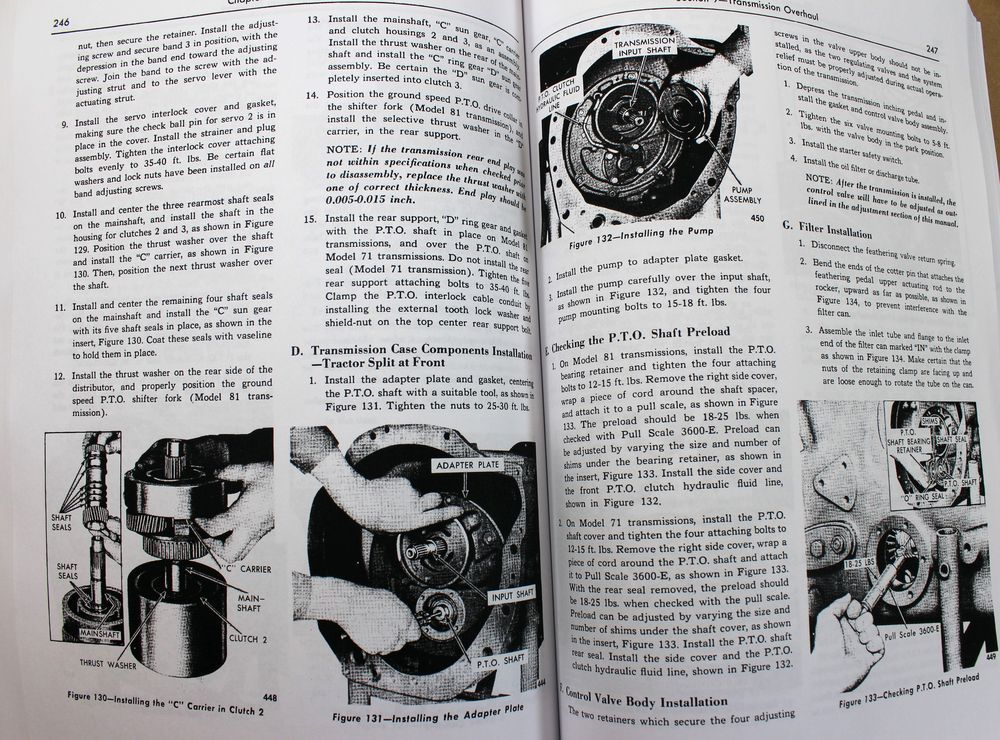 1962-65 Ford 2000 4000 Series Tractor Service Repair Shop Parts Manuals Catalog - Image 8