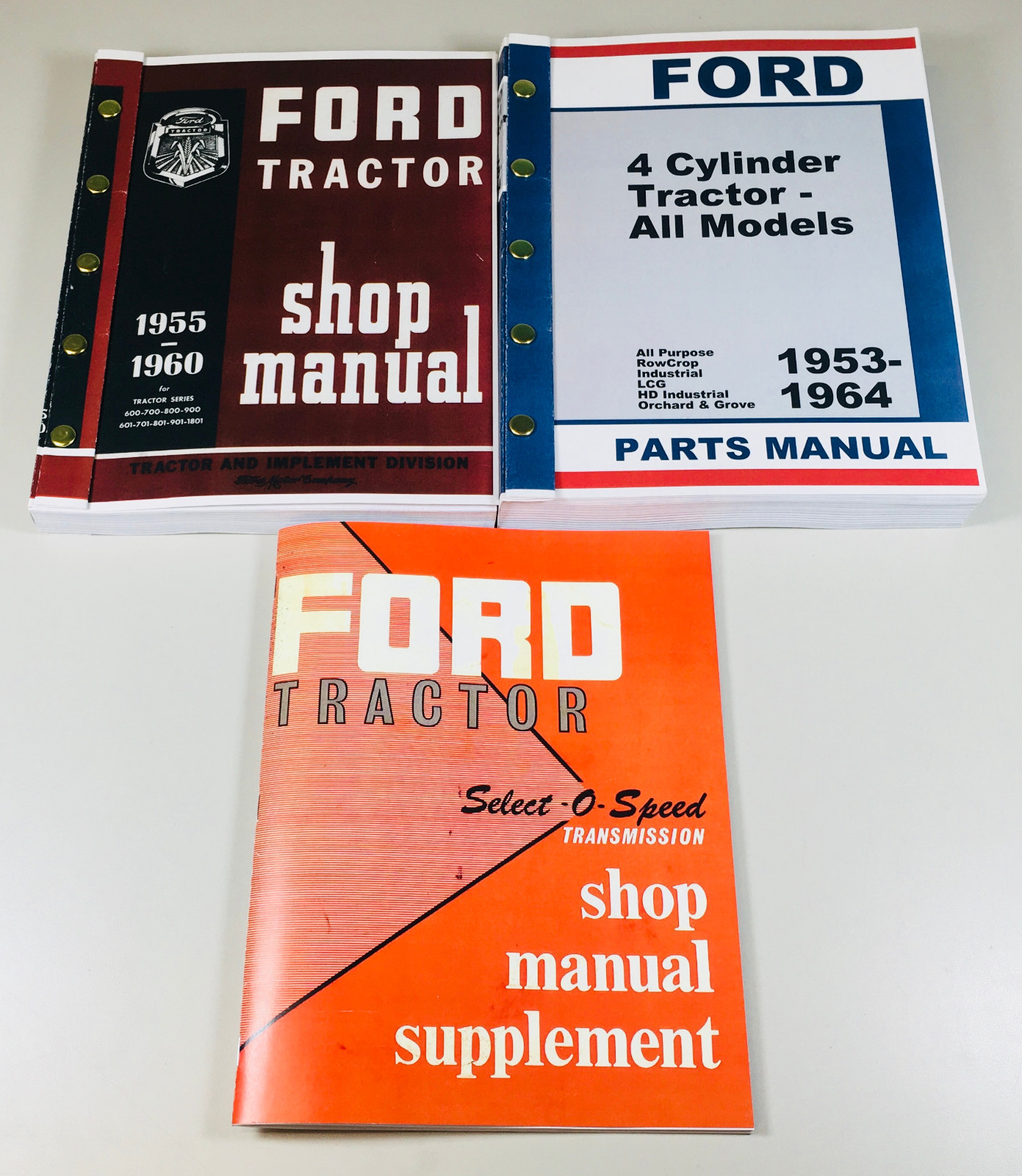 1962-65 Ford 2000 4000 Series Tractor Service Repair Shop Parts Manuals Catalog - Image 2