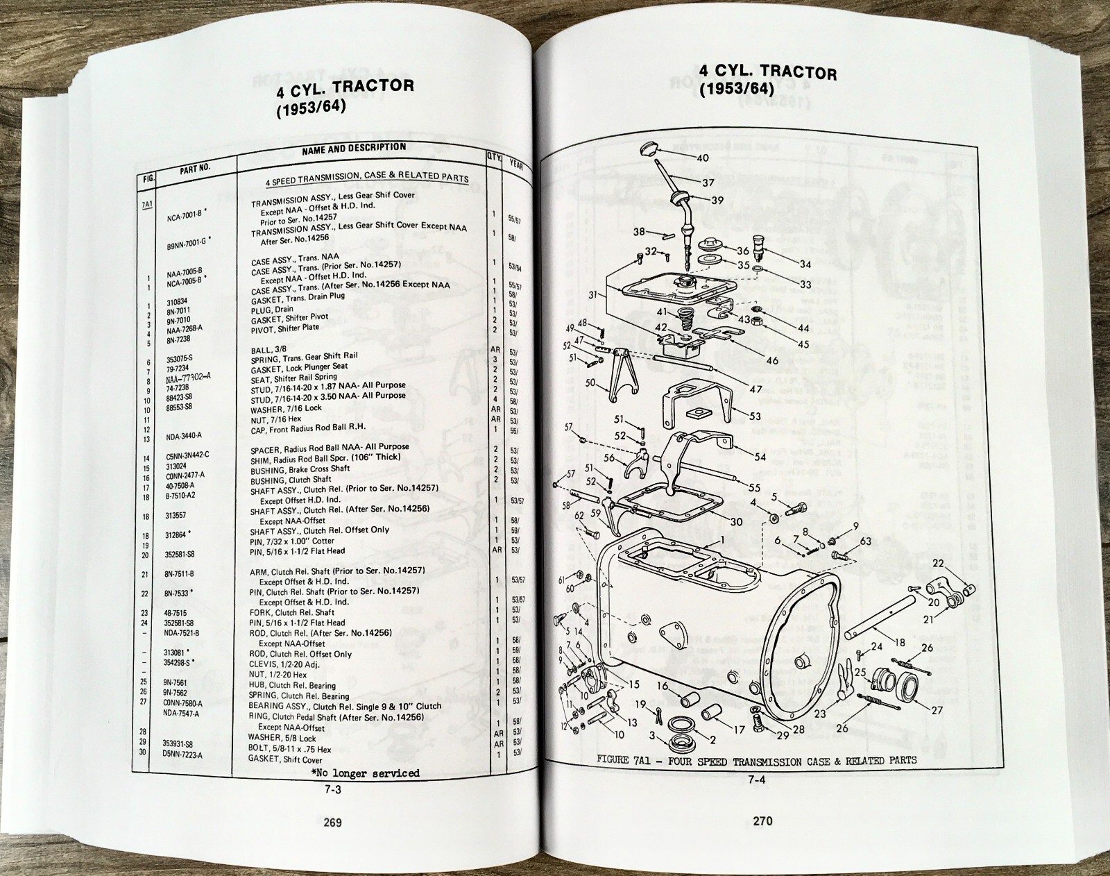 1962-65 Ford 2000 4000 Series Tractor Service Repair Shop Parts Manuals Catalog - Image 14