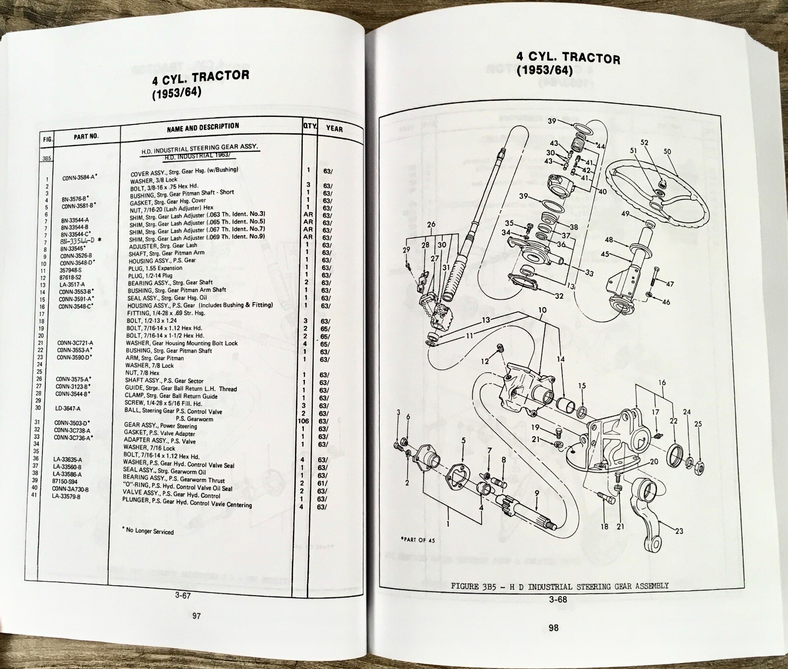 1962-65 Ford 2000 4000 Series Tractor Service Repair Shop Parts Manuals Catalog - Image 17