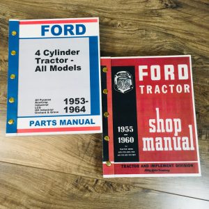 1962-65 Ford 2000 4000 4Cyl Tractor Service Repair Shop Parts Manual Catalog Set