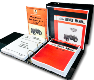 Allis Chalmers 190 190Xt Tractors Service Manual Parts Operators Set Shop Book