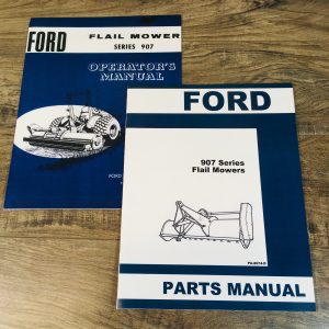 Ford 907 Series Flail Mower Parts Operators Manual Owners Set Assembly Schematic