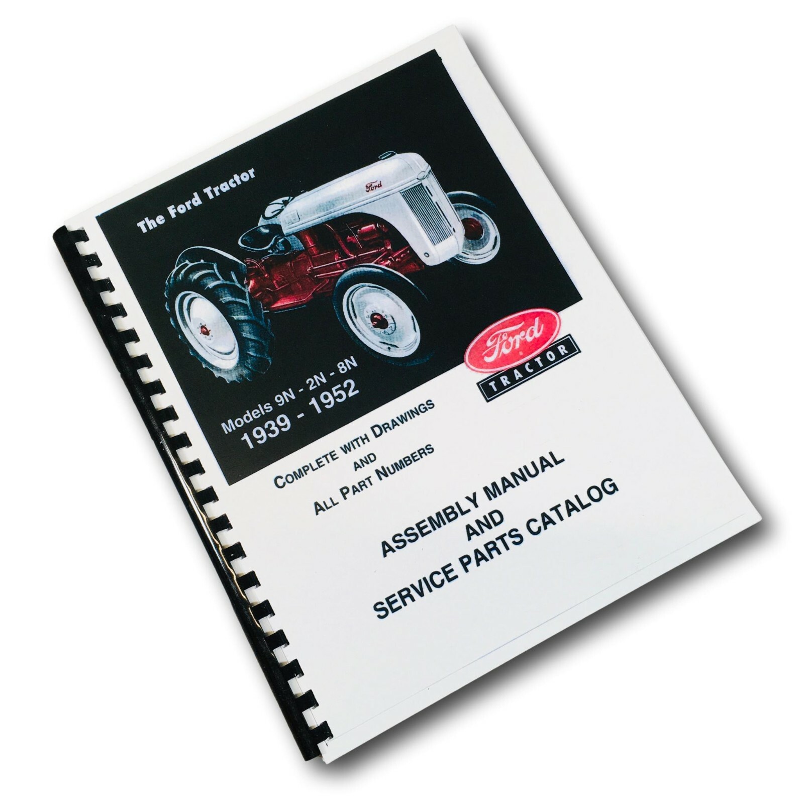 Ford 8N Tractor Set Owners Repair Assembly Parts Books 1948-1949 1950 51 1952 - Image 2