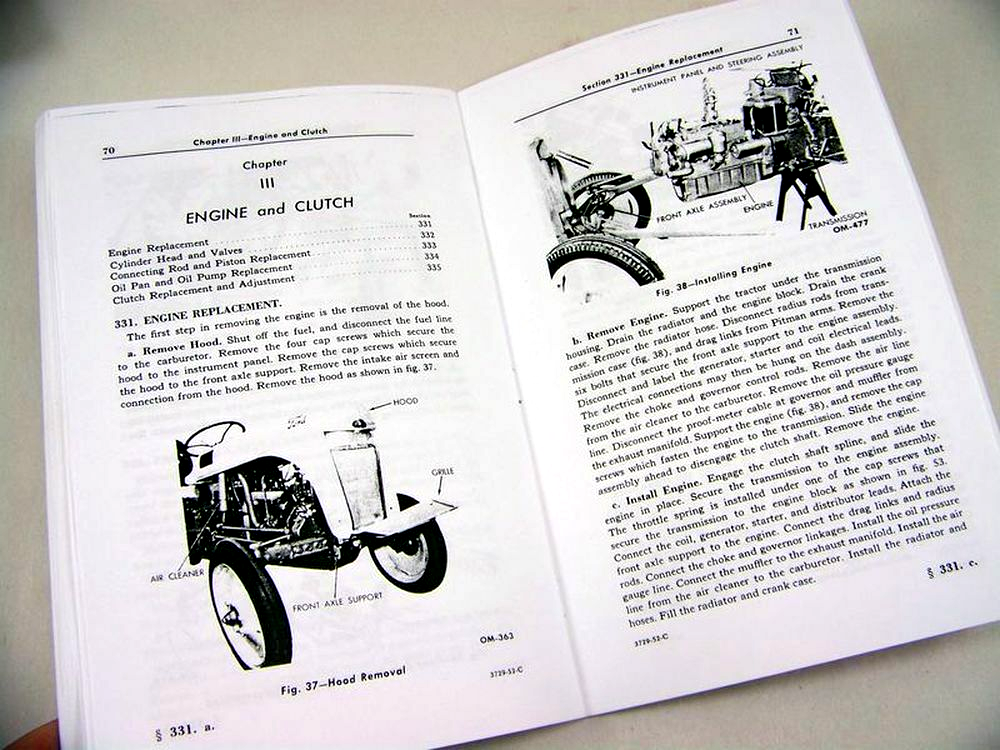 Ford 8N Tractor Set Owners Repair Assembly Parts Books 1948-1949 1950 51 1952 - Image 9