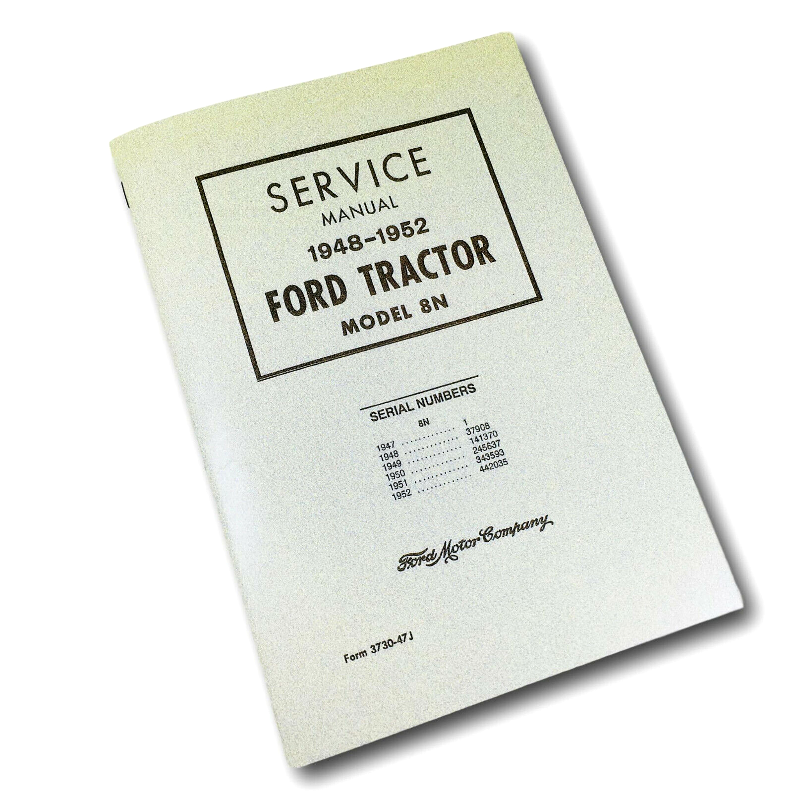 Ford 8N Tractor Set Owners Repair Assembly Parts Books 1948-1949 1950 51 1952 - Image 10