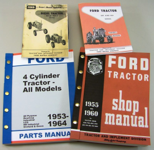 Ford 861D 871D Diesel Tractor Owner Operators Parts Repair Service Shop Manuals