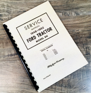 Ford 8n Tractor Service Manual Repair Shop Technical Workshop Overhaul 1948-1952