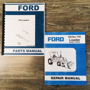 Ford 745 19-955 Loader Service Parts Manual Repair Shop Set Catalog Book