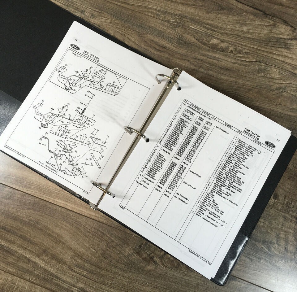 Ford 8700 9700 Tractor Service Parts Operators Manual Owners Repair Shop Set - Image 3