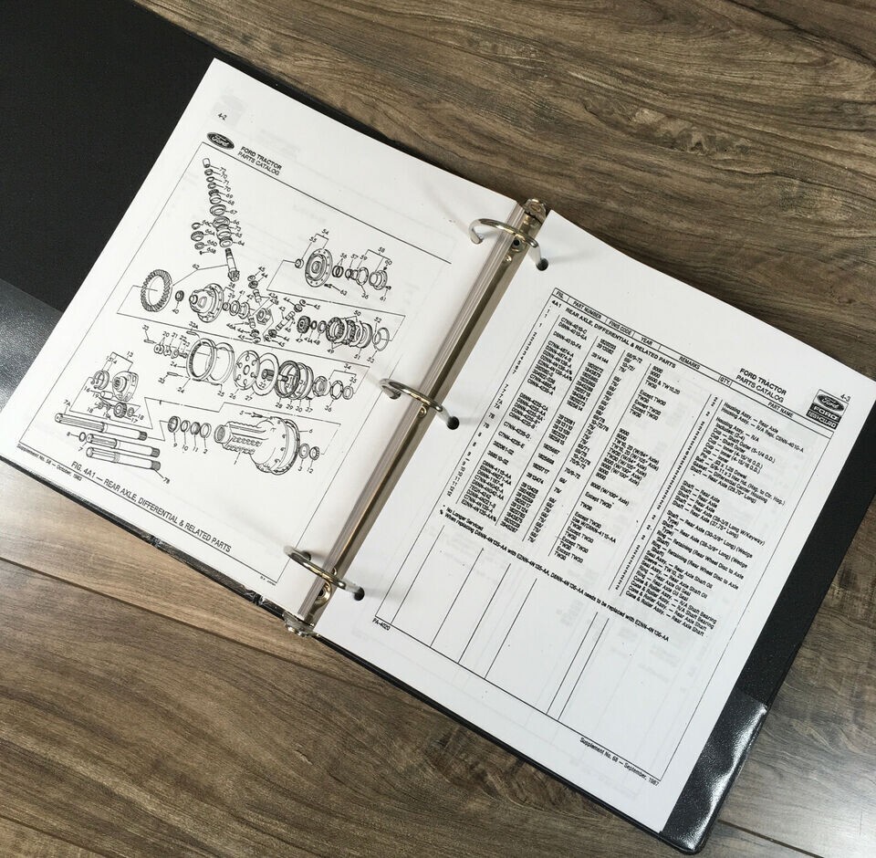 Ford 8700 9700 Tractor Service Parts Operators Manual Owners Repair Shop Set - Image 6