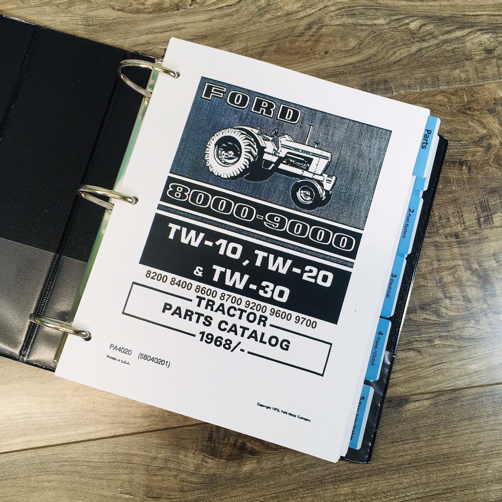 Ford 8700 9700 Tractor Service Parts Operators Manual Owners Repair Shop Set - Image 16