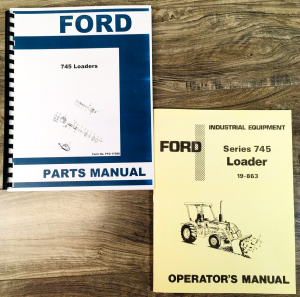 Ford 745 19-863 Loader for 340 540 Tractor Parts Operators Manual Set Catalog