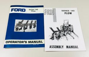 Ford Series 140 Plow Operators Owners Assembly Manual Set