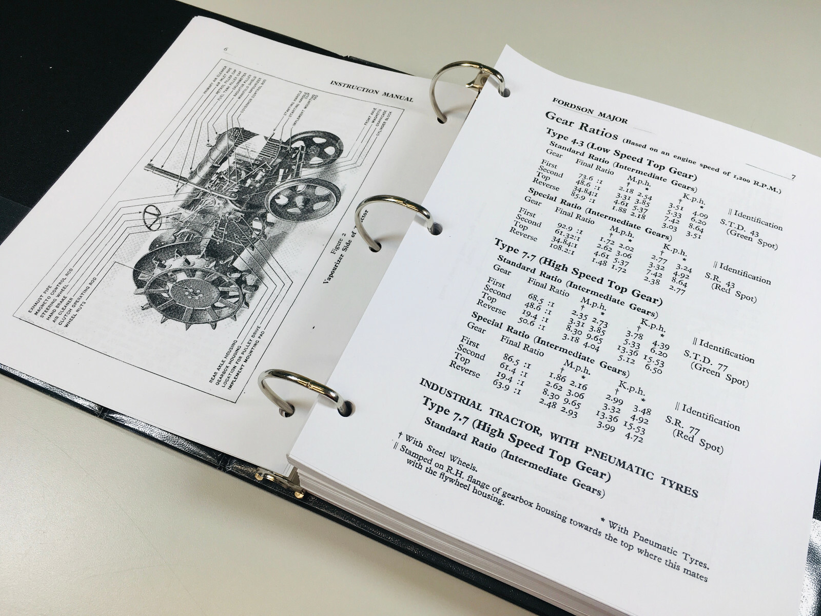 Ford Fordson Major Power Major Tractor Factory Service Repair Manual Shop Book - Image 4