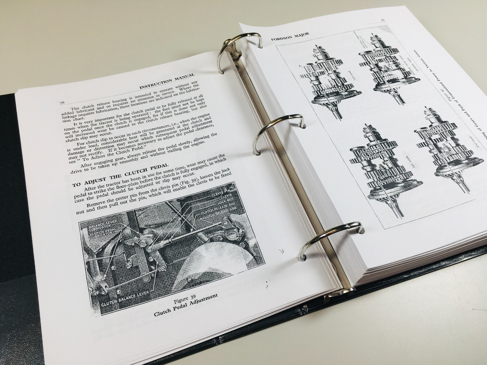Ford Fordson Major Power Major Tractor Factory Service Repair Manual Shop Book - Image 10