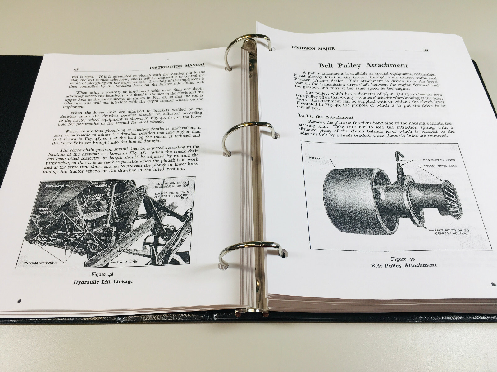 Ford Fordson Major Power Major Tractor Factory Service Repair Manual Shop Book - Image 11