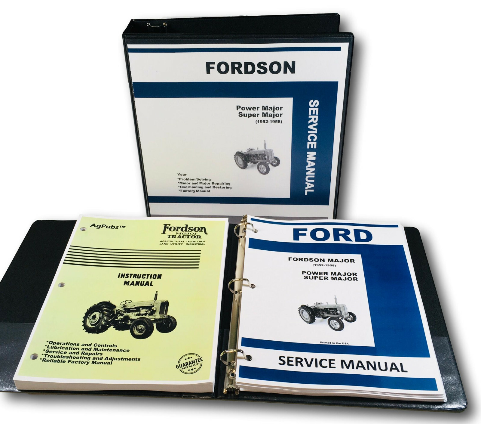 Ford Fordson Major Power Major Tractor Factory Service Repair Manual Shop Book - Image 13
