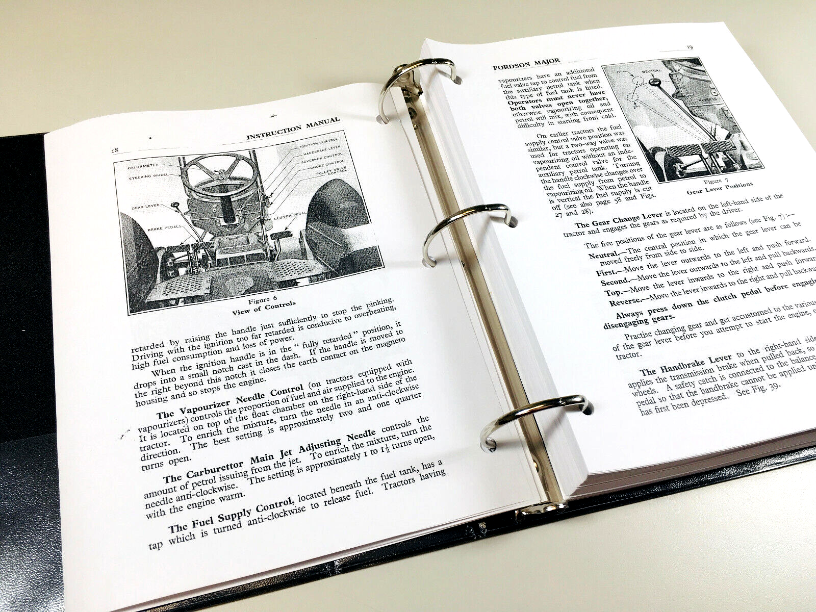 Ford Fordson Major Super Tractor Service Repair Manual Owners Parts Catalog Set - Image 9