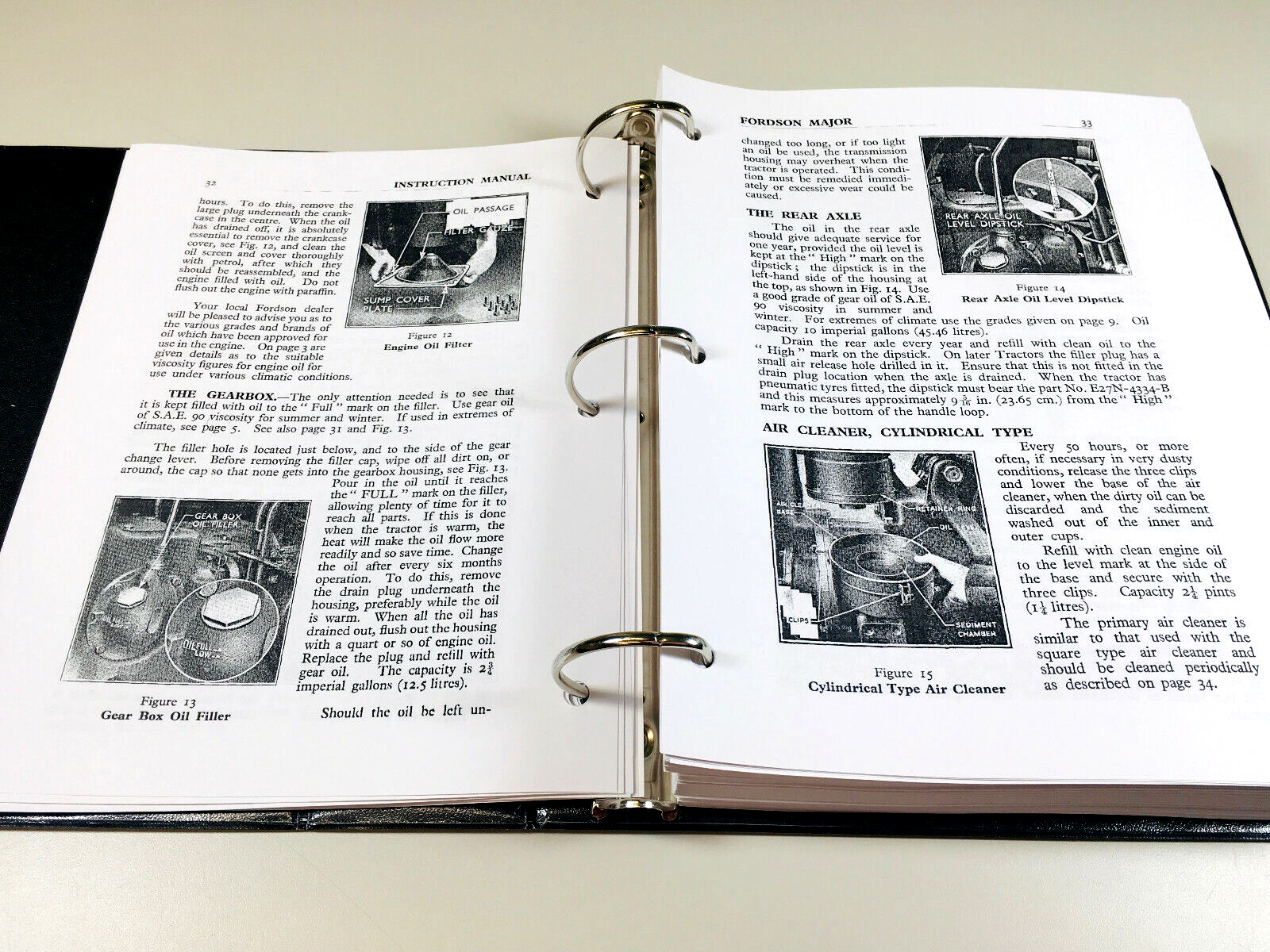 Ford Fordson Major Super Tractor Service Repair Manual Owners Parts Catalog Set - Image 10