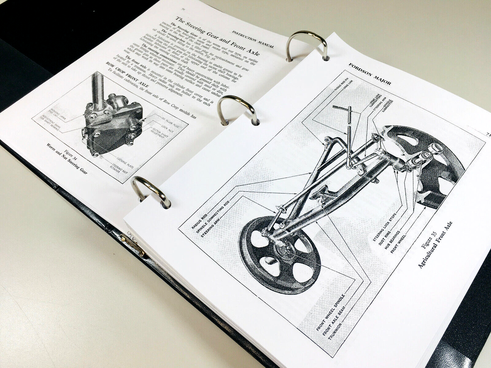 Ford Fordson Major Super Tractor Service Repair Manual Owners Parts Catalog Set - Image 11