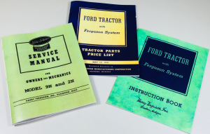 Ford 9N Tractor Service Parts Operators Instructions Manual Ferguson System Set