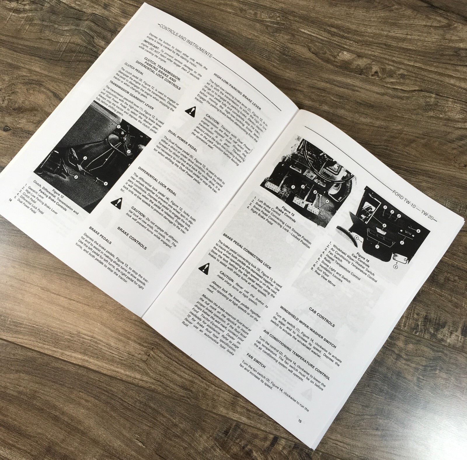 Ford Tw-10 Tw-20 Tractor Operators Owners Manual Maintanence Operation Lube - Image 3