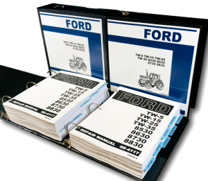 Ford Tw-5 Tw-15 Tw-25 Tw-35 Tractor Service Repair Manual Shop Book Overhaul