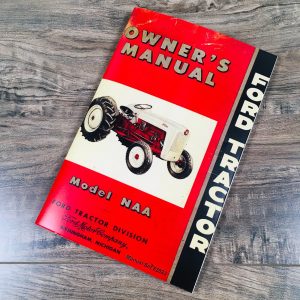 Ford Tractor Naa Golden Jubilee Owners Operators Manual User Guide 1952 - 1954