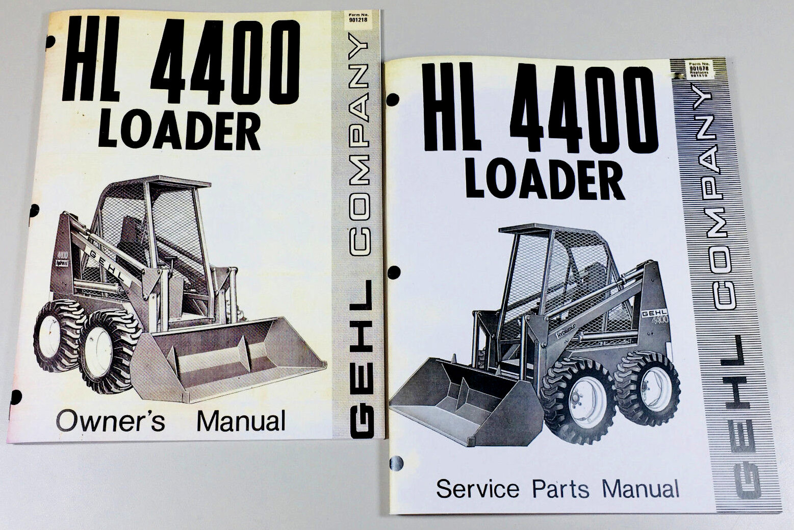 Gehl 4400 Skid Loader Skid Steer Owner Operators Service Parts Manual Set
