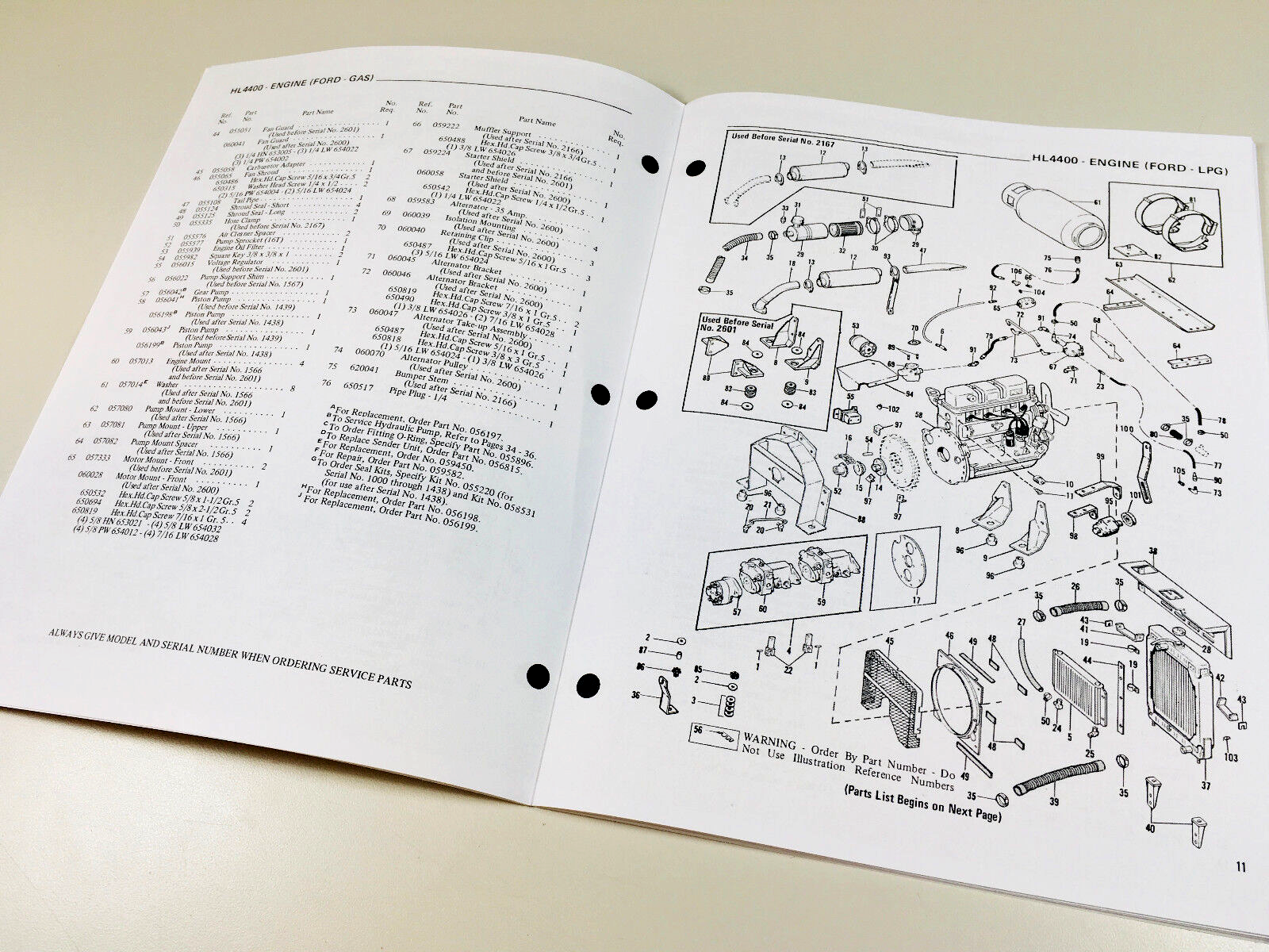 Gehl 4400 Skid Loader Skid Steer Owner Operators Service Parts Manual Set - Image 6