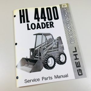 Gehl 4400 Skid Steer Loader Service Parts Manual Exploded Views