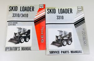 Gehl Hl 3310 Skid Loader Skid Steer Owner Operators Service Parts Manual Set