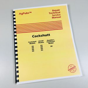 Gamble'S Farmcrest Model 30 Tractor Service Repair Manual Shop Book
