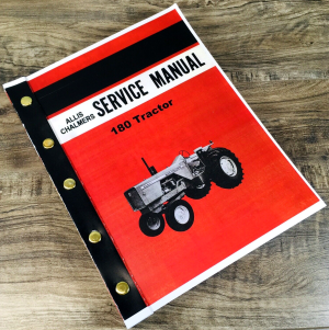 Allis Chalmers 180 Tractor Service Repair Technical Shop Manual Overhaul Book