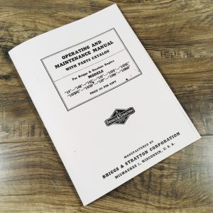 Briggs And Stratton 14R6D Operators Owners Service Repair Parts Manual & 14 Bs