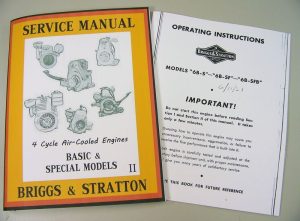 Briggs Stratton 6Bs 6Bsf Service Repair Owner Operator Operating Parts Manual