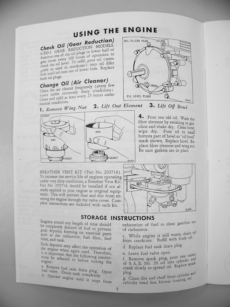 Briggs Stratton 8Fbpc 8R-6 Service Repair Owner Operator Operating Part Manual - Image 3
