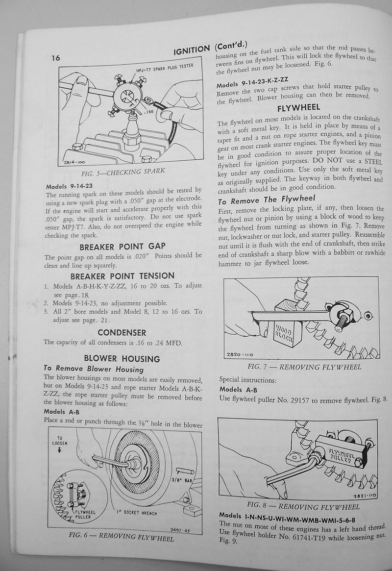 Briggs Stratton 8Fbpc 8R-6 Service Repair Owner Operator Operating Part Manual - Image 8