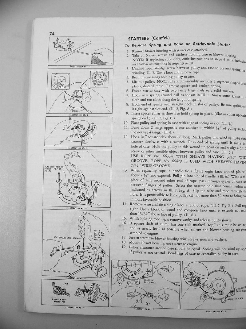 Briggs Stratton 8Fbpc 8R-6 Service Repair Owner Operator Operating Part Manual - Image 10
