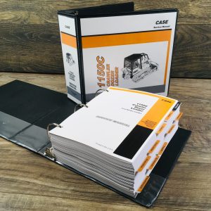 Case 1150C Crawler Loader Bull Dozer Service Technical Manual Repair Shop Binder