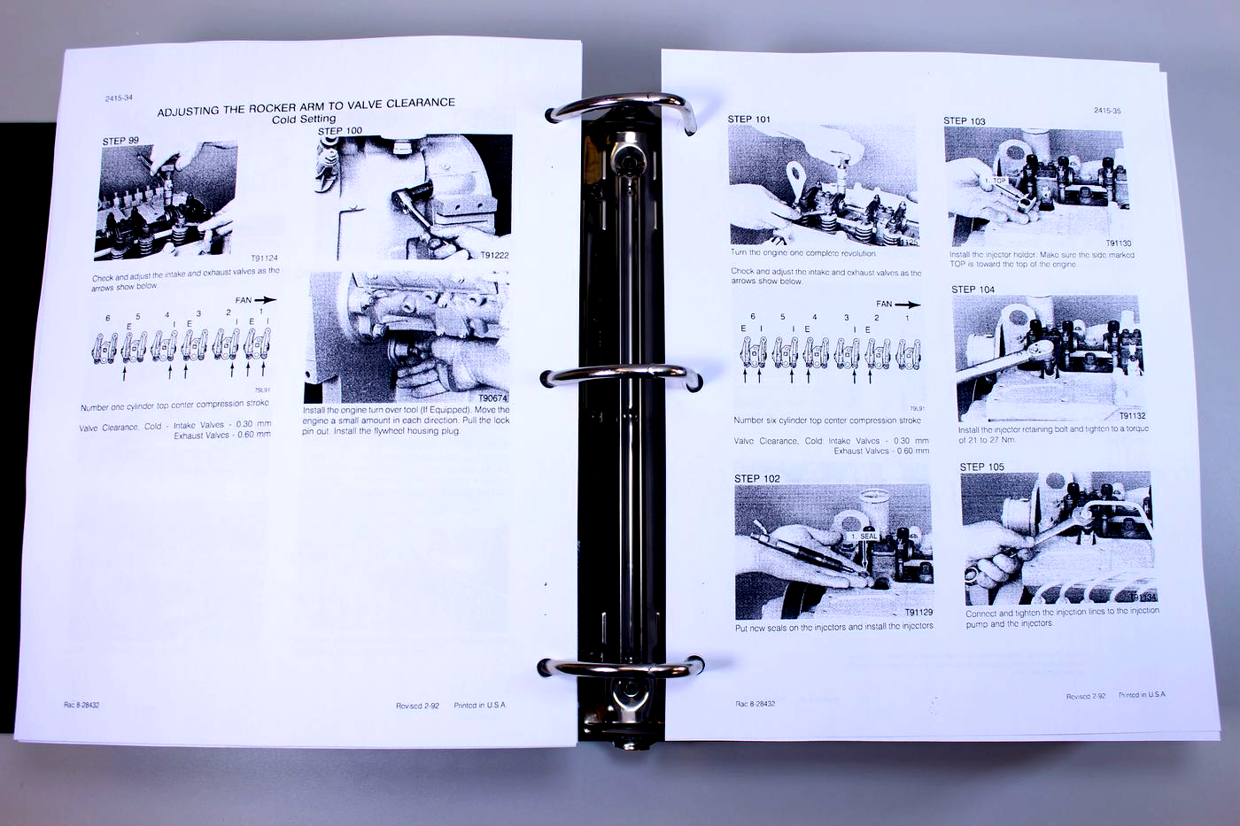 Case 1150E 1155E Crawler Dozer Loader Service Technical Manual Repair In Binder - Image 6