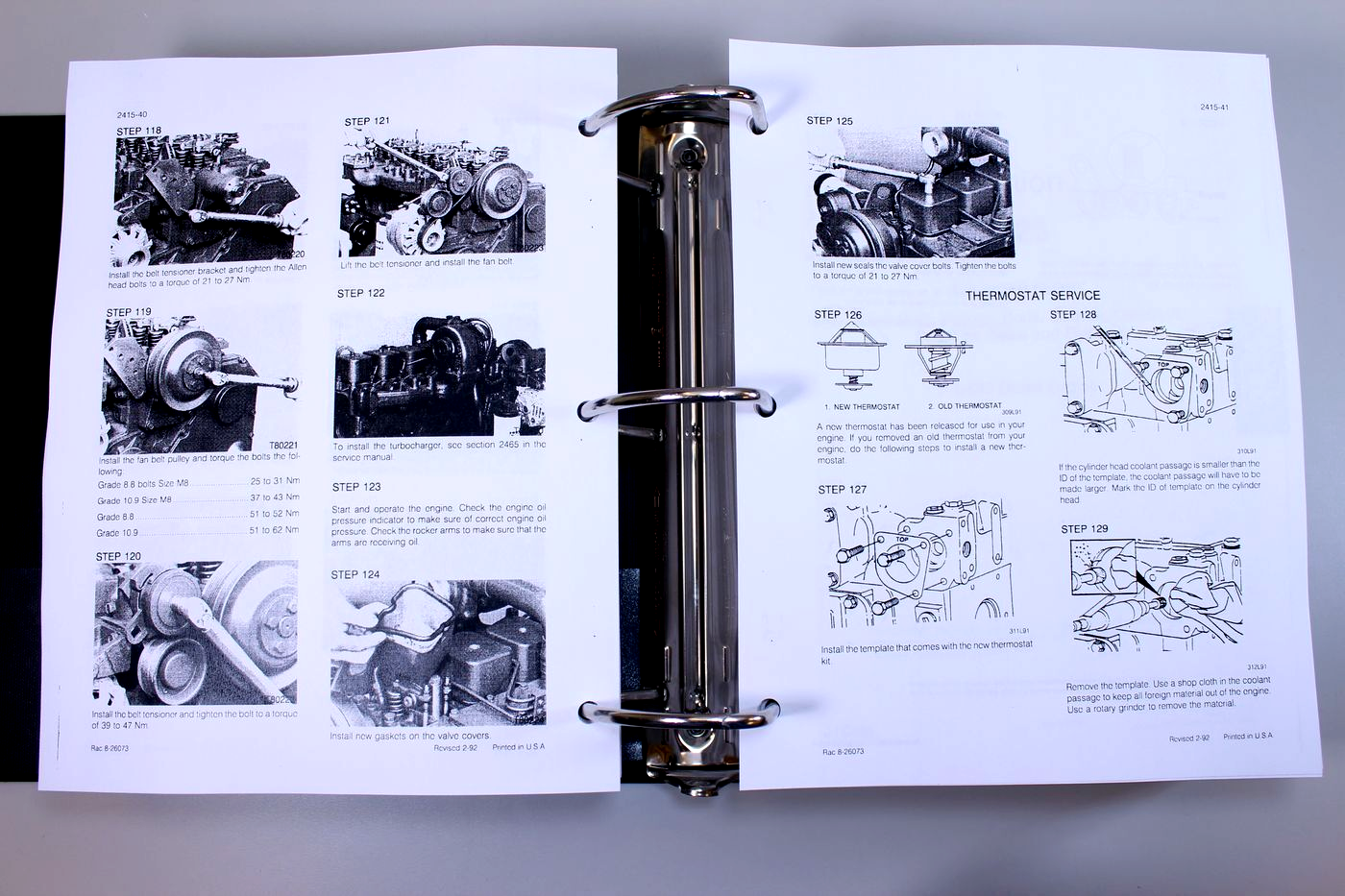 Case 1150E 1155E Crawler Dozer Loader Service Technical Manual Repair In Binder - Image 7